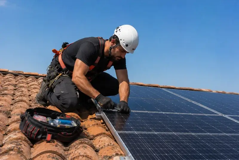 Maintenance et monitoring de panneaux solaires à Pliboux