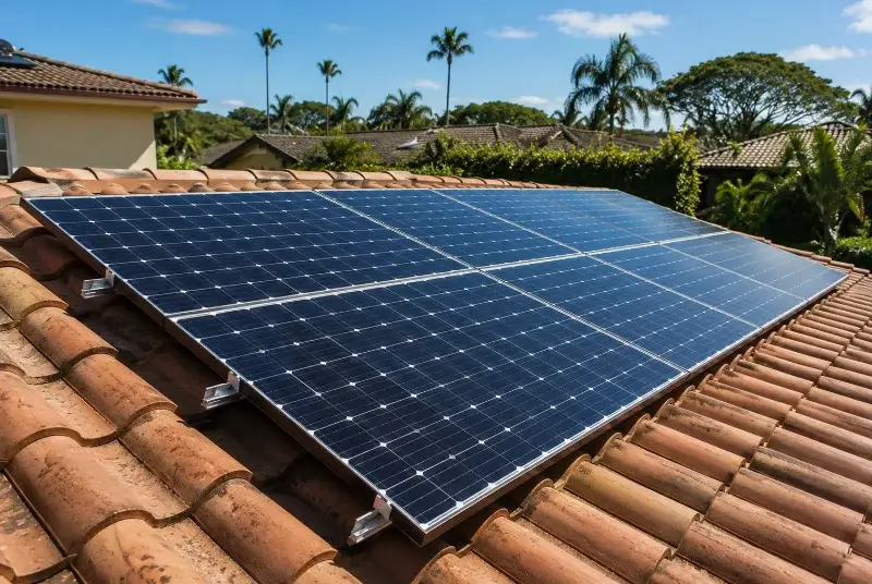 Installation de panneaux solaires à Pliboux